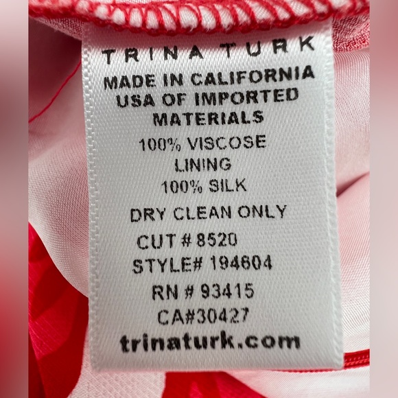 TRINA TURK - Shangri La Formation Silk Jumpsuit - Picture 10 of 11